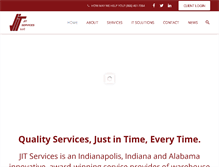 Tablet Screenshot of jitservices.com